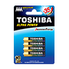 СУПЕР АЛКАЛНА БАТЕРИЯ TOSHIBA ALPHA POWER РАЗМЕР AAA, 1.5 V