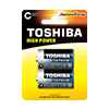 АЛКАЛНА БАТЕРИЯ TOSHIBA HIGH POWER РАЗМЕР C, 1.5 V